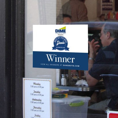winners window cling