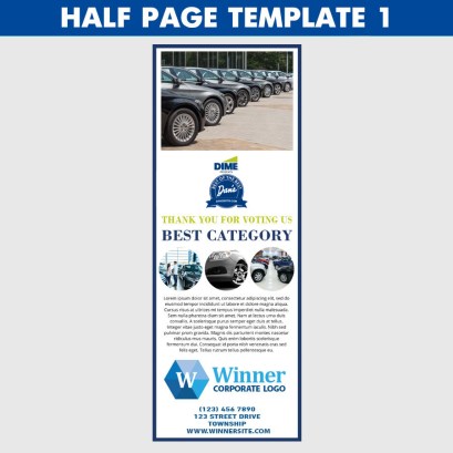 half page template 1