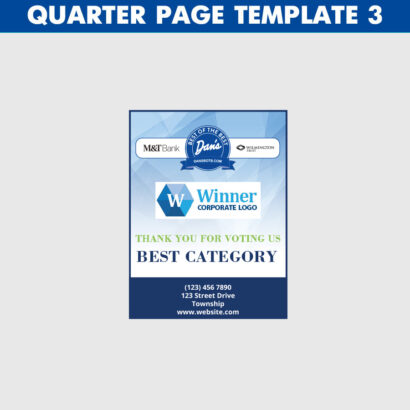 quarter page winners template 3