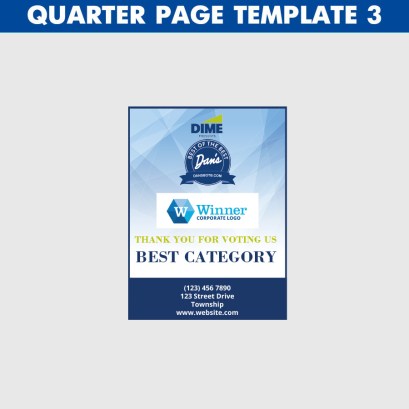 quarter page template 3