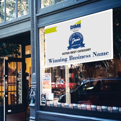 winners customized banner