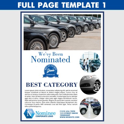 full page ad template 1