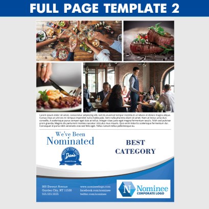 full page ad template 2