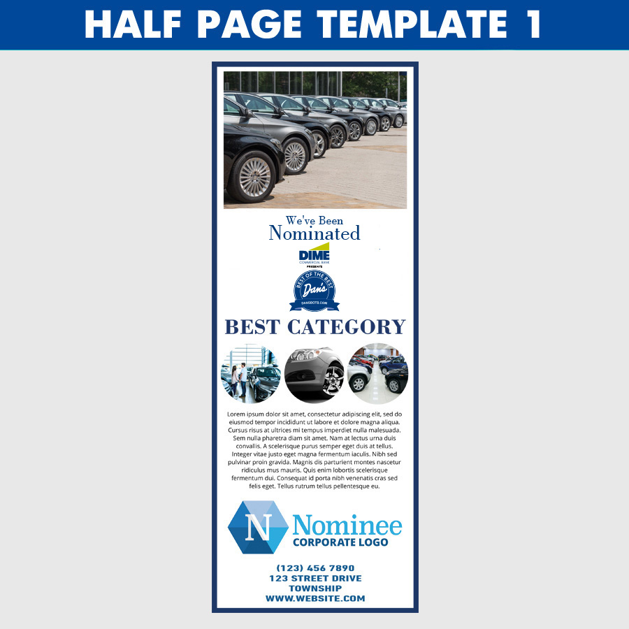 half page template 1
