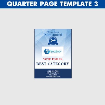 quarter page ad template 3
